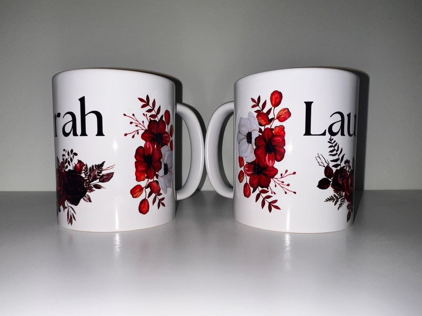 Floral Mug - Personalised