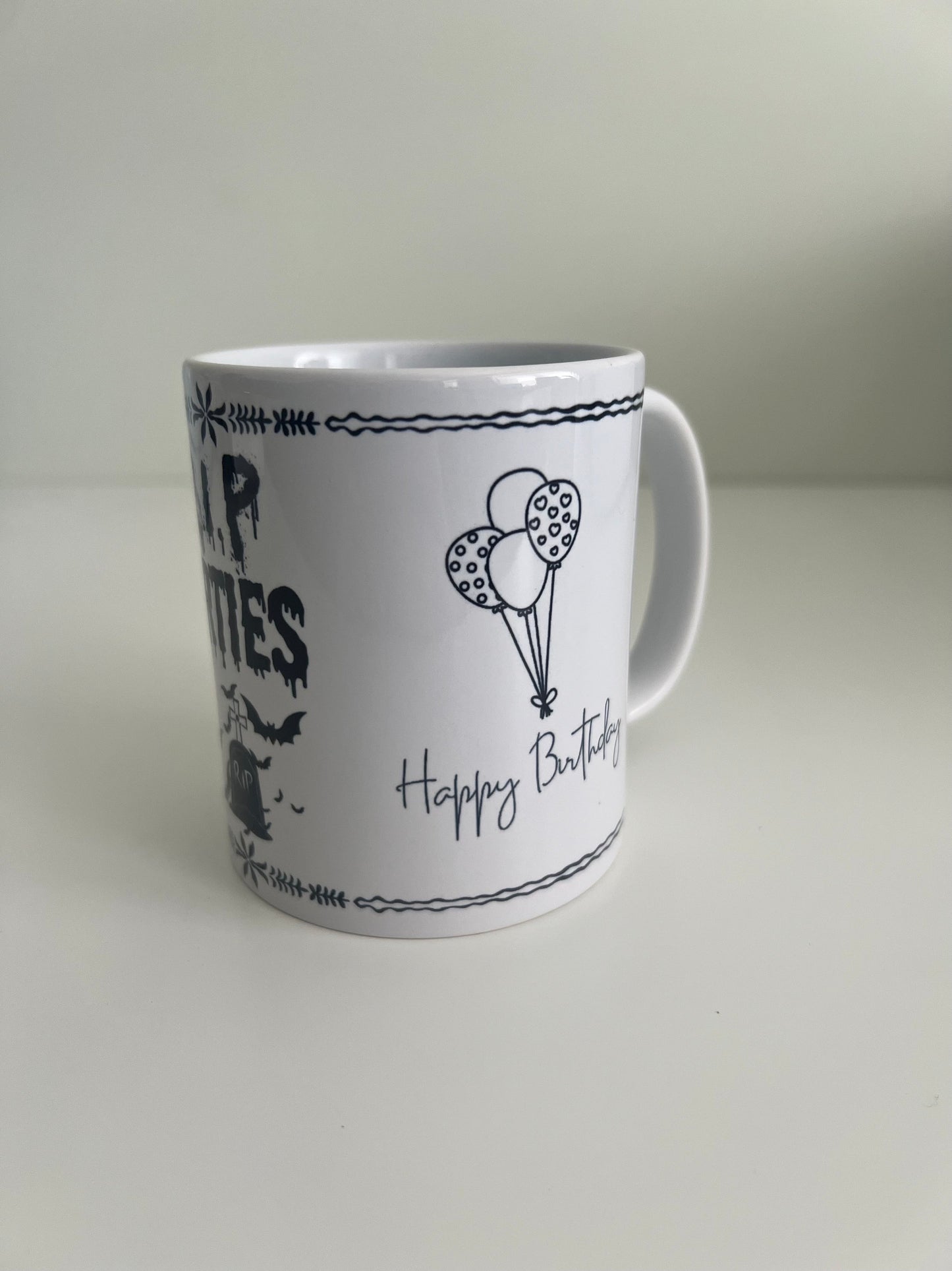 50th birthday mug, death to Forties gift
