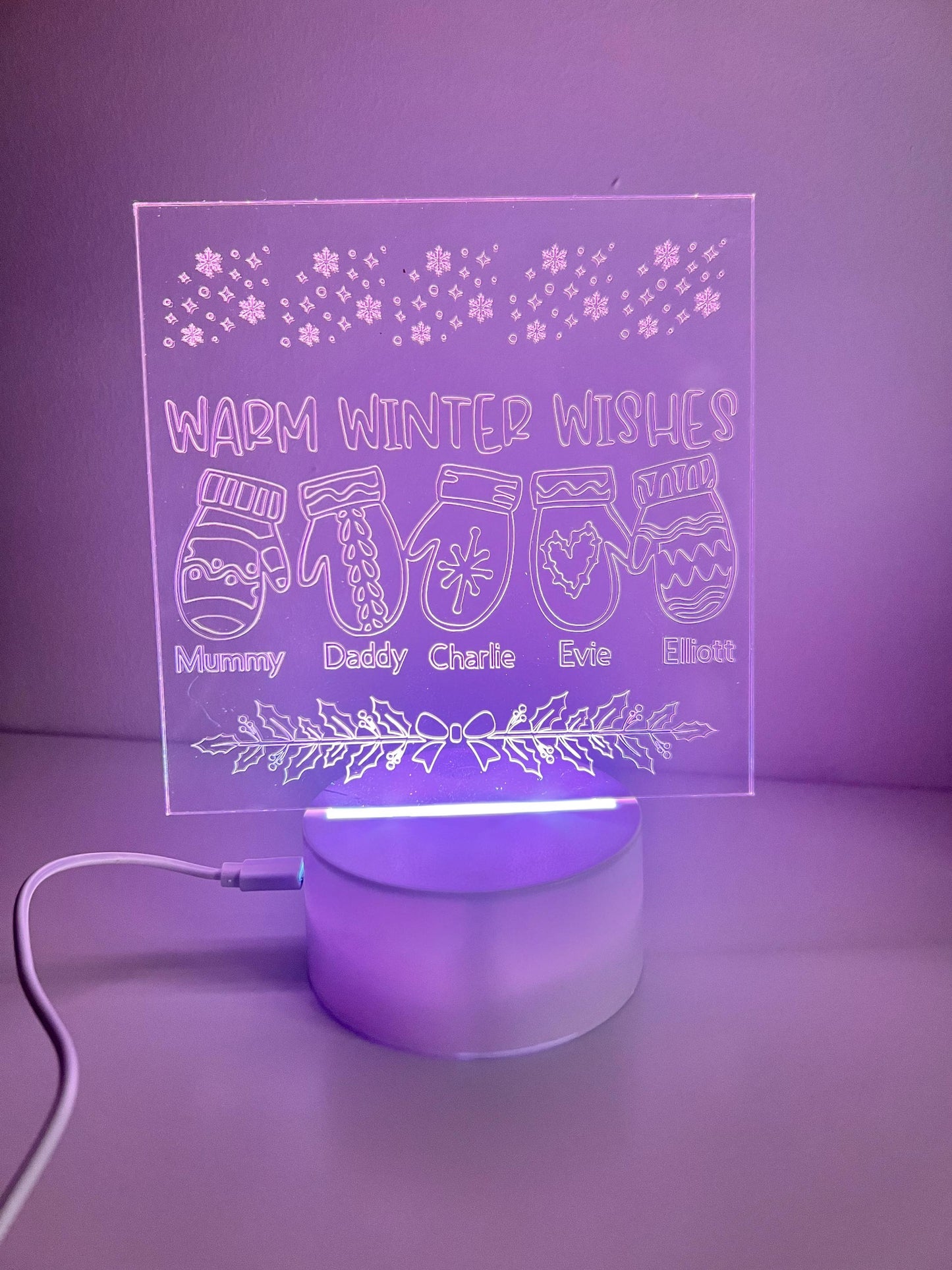 LED Night Light | LED Light for desk | Light for Games room | Light