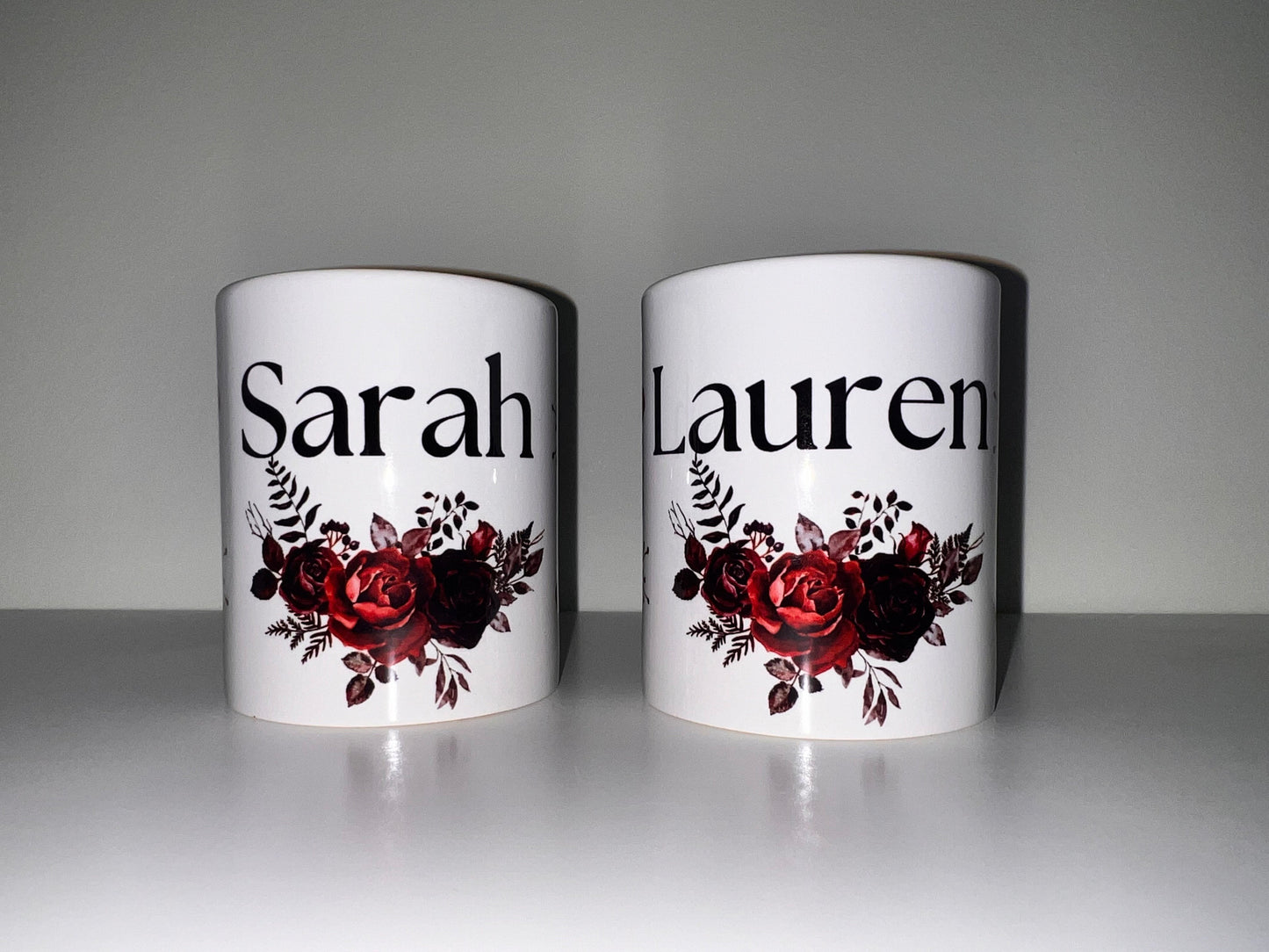 Floral Mug - Personalised