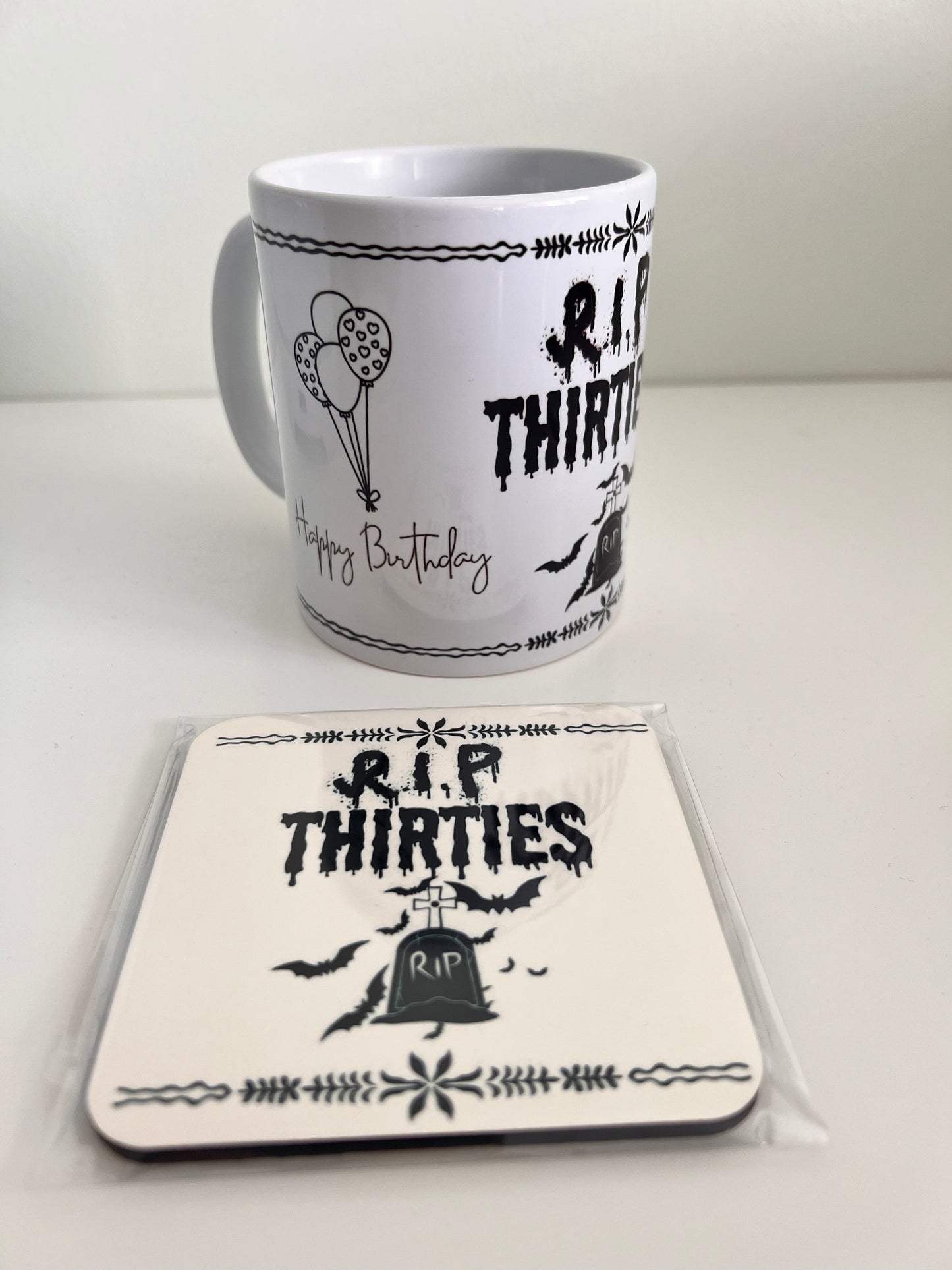 RIP Thirties Mug | Death To Youth | 40 | 40th Birthday Mug | Death to 30’s