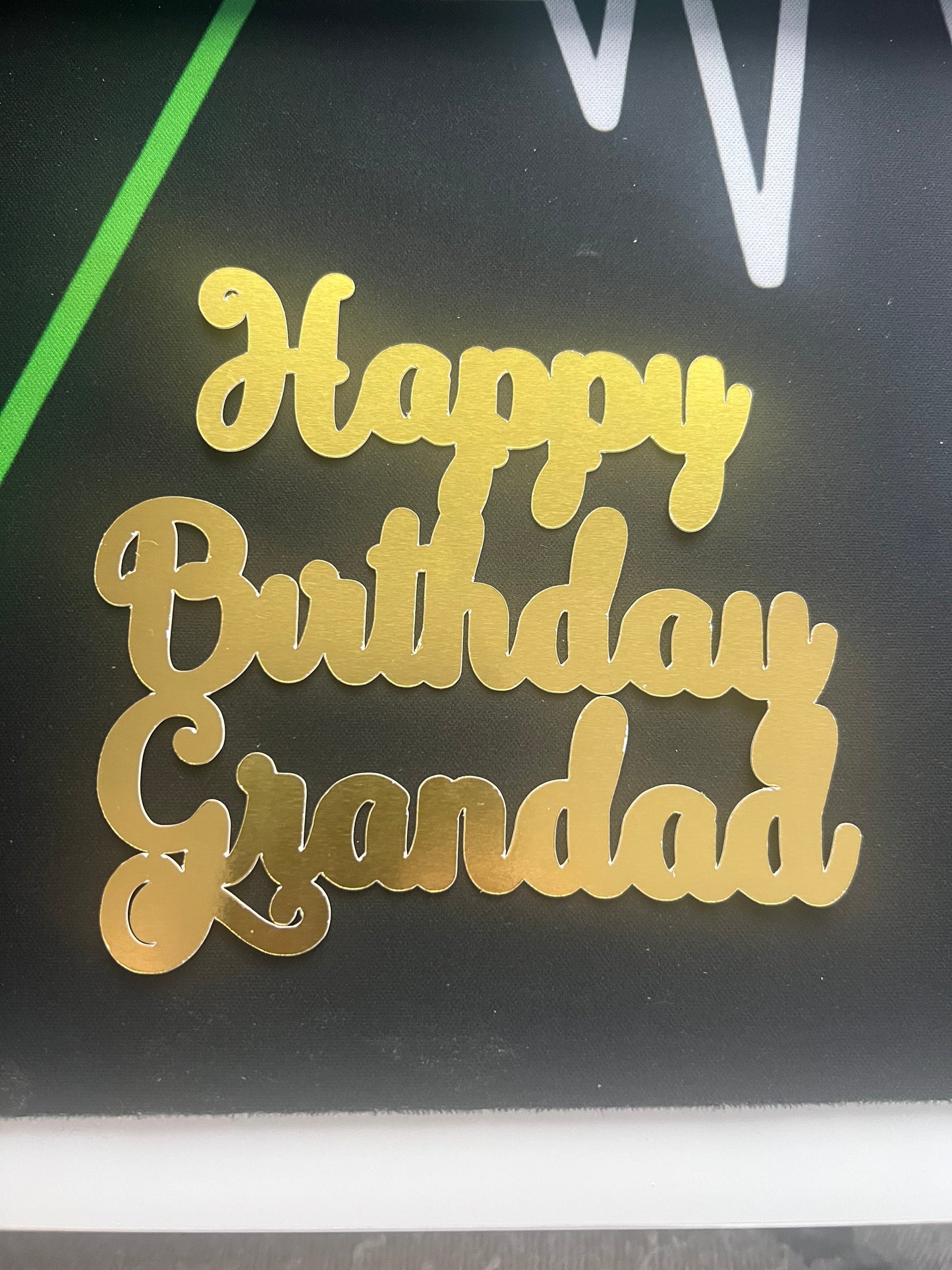 Personalised Card Cake Topper | Custom Name & Date | Wedding, Birthday & Celebration