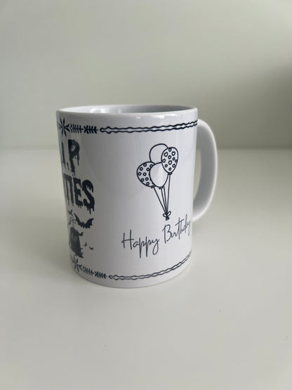50th birthday mug, death to Forties gift