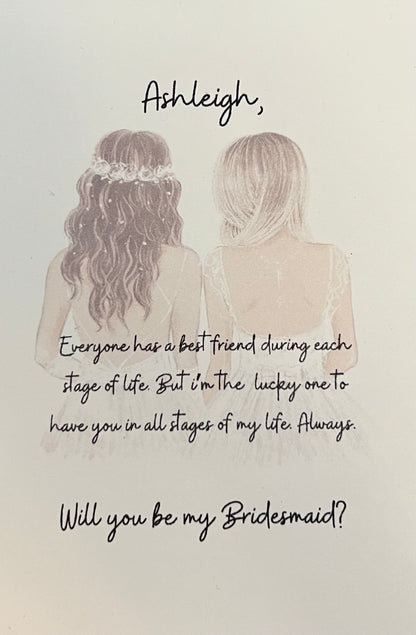 Bridesmaid | Maid of Honour | Proposal Card