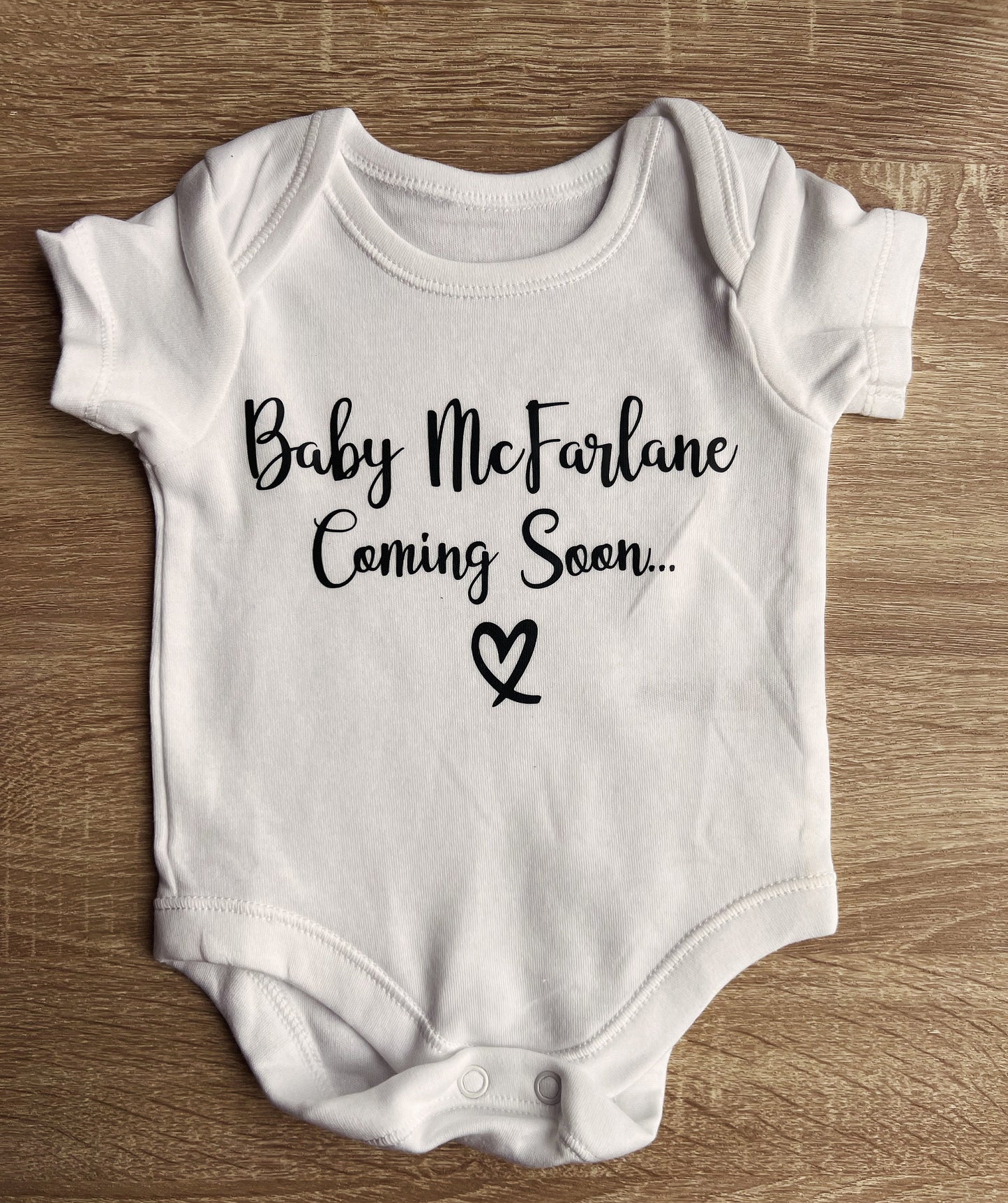 Personalised baby grow, Baby Boy, Baby Girl