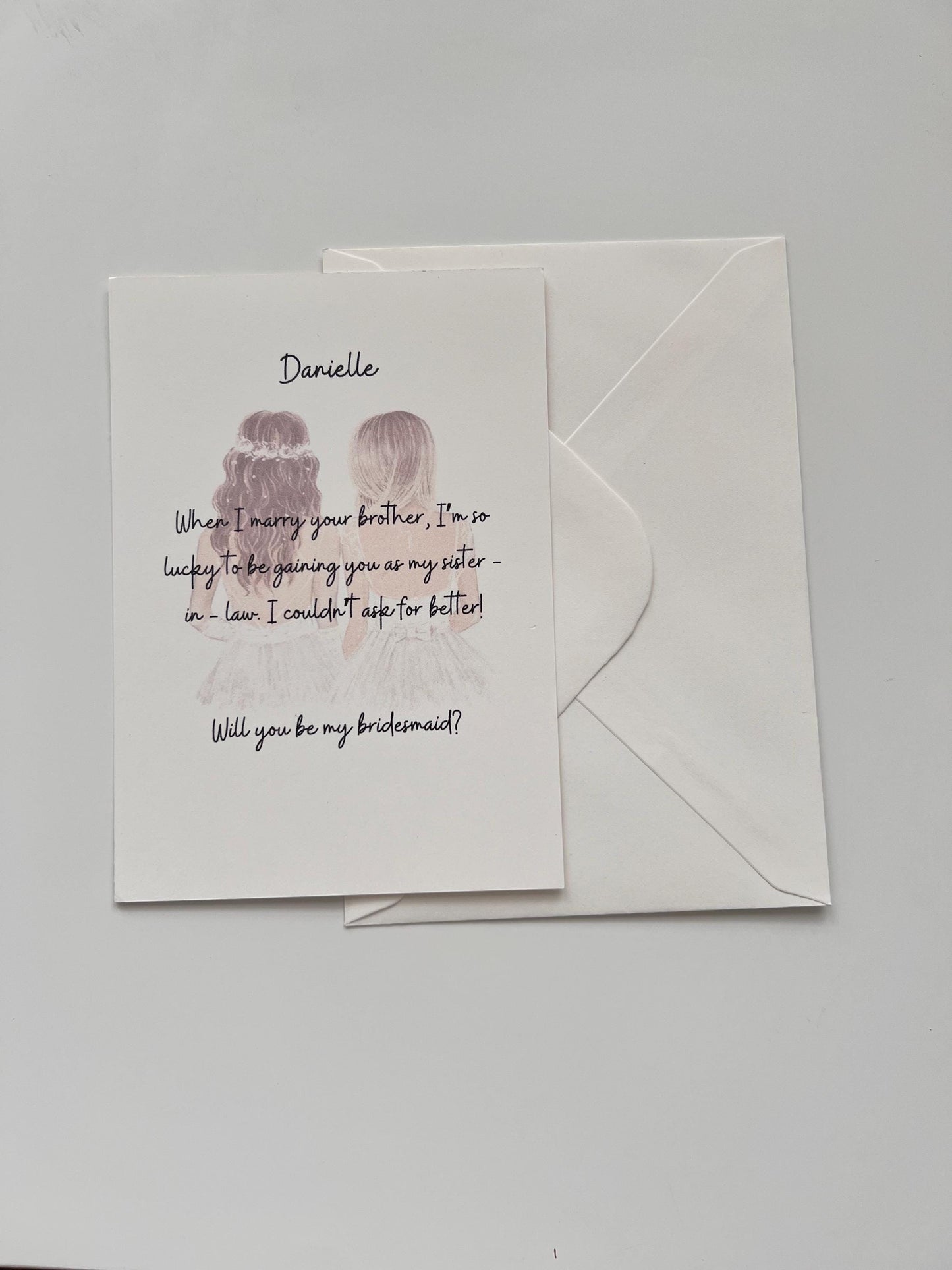 Bridesmaid | Maid of Honour | Proposal Card