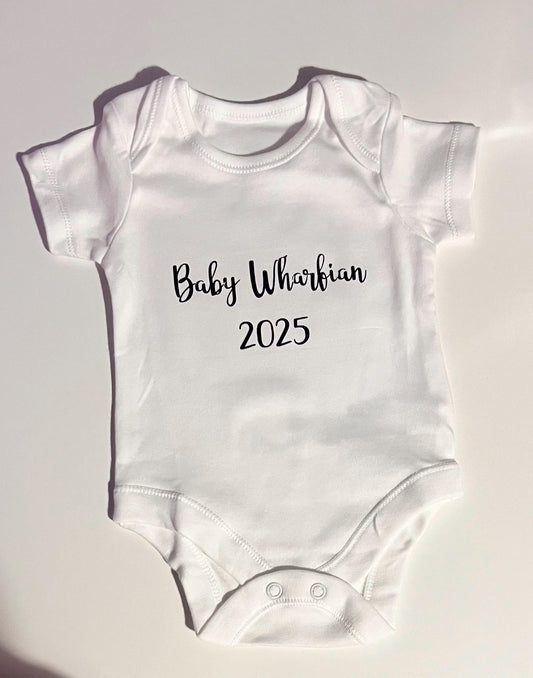 Personalised baby grow, Baby Boy, Baby Girl