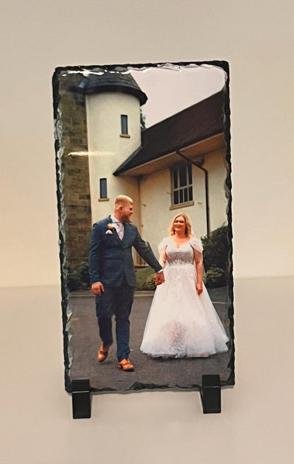 Personalised photo slate | Matt Finish | Mothers Day | Birthday | Anniversary | Wedding | Engagement | Family | Gift