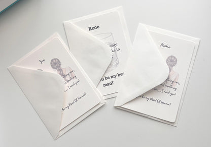 Groomsman Proposal card, Best Man proposal card