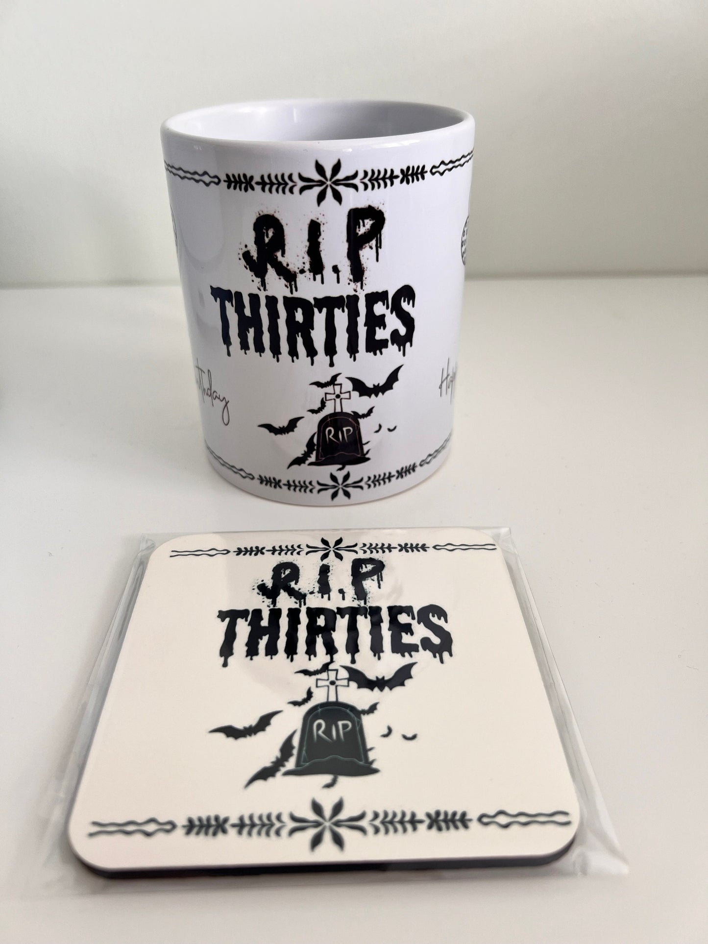 RIP Thirties Mug | Death To Youth | 40 | 40th Birthday Mug | Death to 30’s