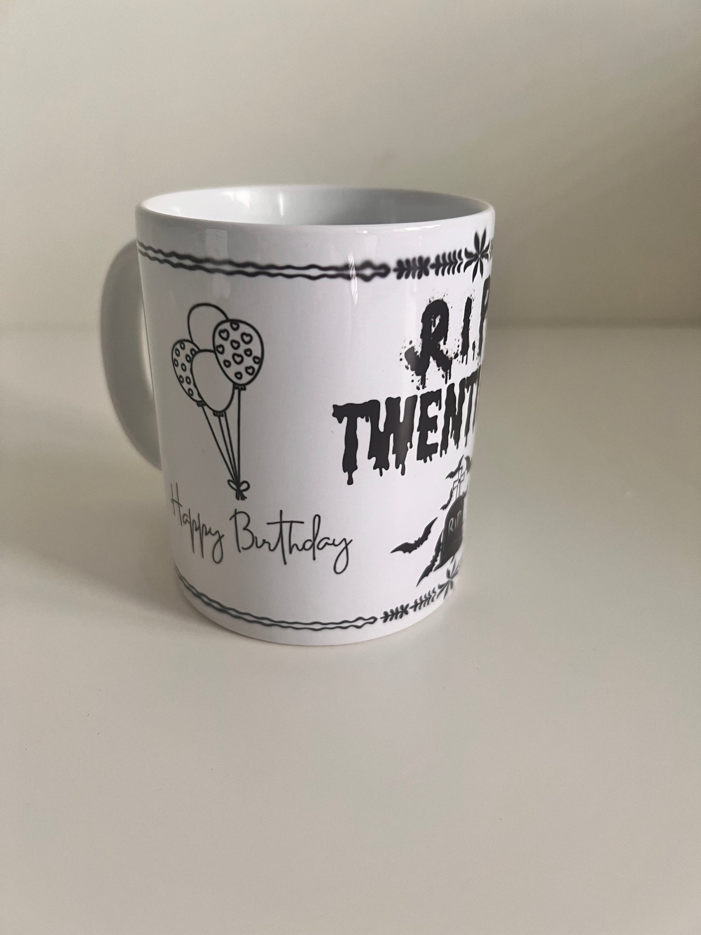RIP Twenties Mug | Death To Youth | 30 | 30th Birthday Mug | Death to 20’s