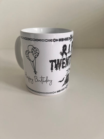 RIP Twenties Mug | Death To Youth | 30 | 30th Birthday Mug | Death to 20’s