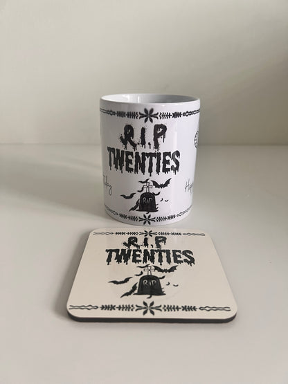 RIP Twenties Mug | Death To Youth | 30 | 30th Birthday Mug | Death to 20’s