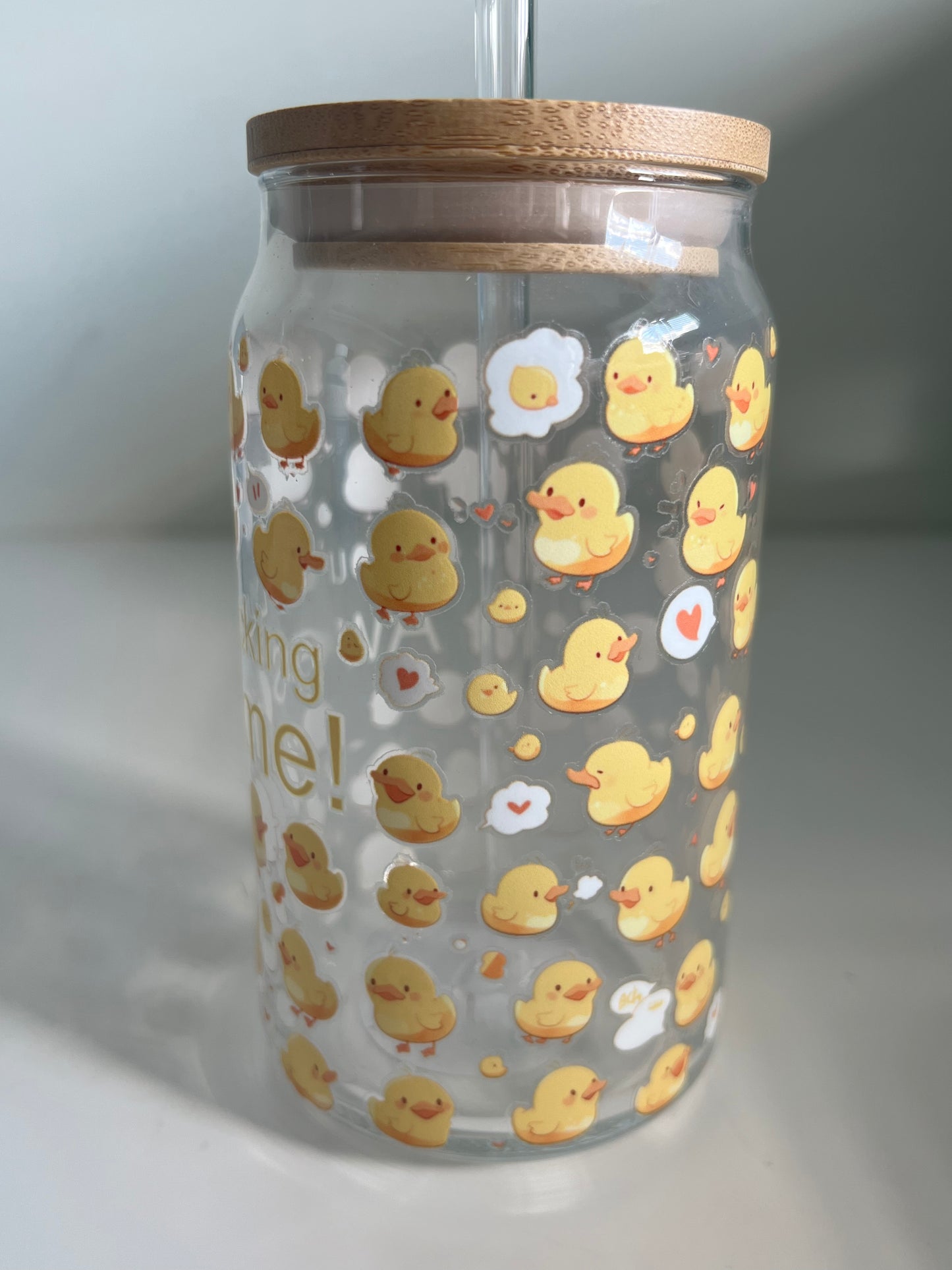 You’re ducking awesome glass can