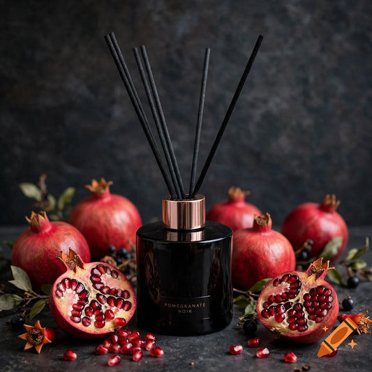 Pomegranate Noir | Black & Rose Gold | Reed Diffuser 75ml