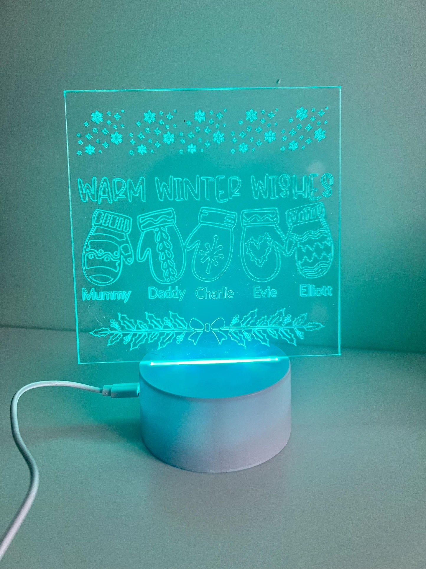 LED Night Light | LED Light for desk | Light for Games room | Light