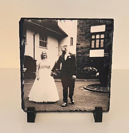 Personalised photo slate | Matt Finish | Mothers Day | Birthday | Anniversary | Wedding | Engagement | Family | Gift