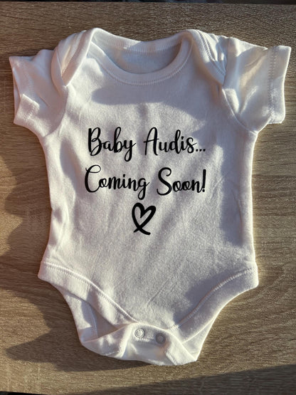 Personalised baby grow, Baby Boy, Baby Girl