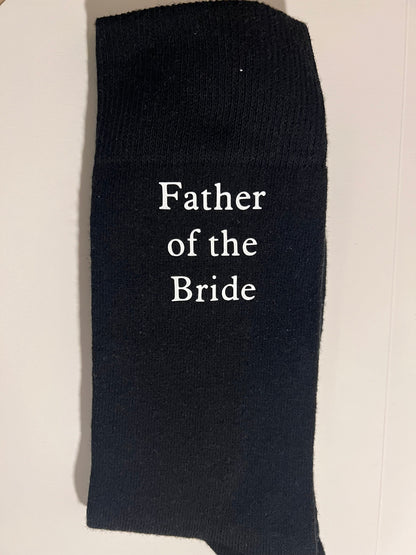 Personalised Father of the Bride | Father of the Groom socks
