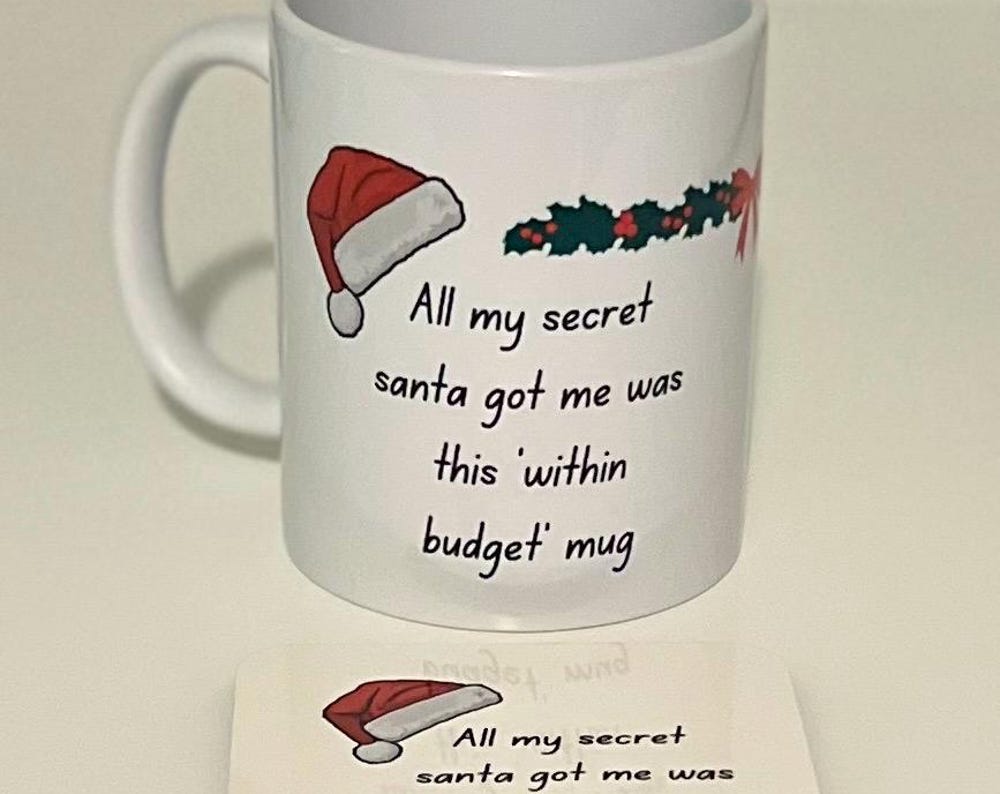 Secret Santa Gift | Mug and Coaster set