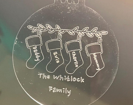 Engraved Bauble | Christmas Tree Bauble