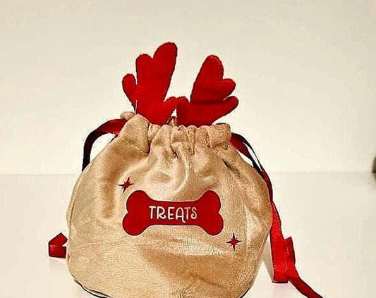 Pet Christmas treat bags | Antler bags
